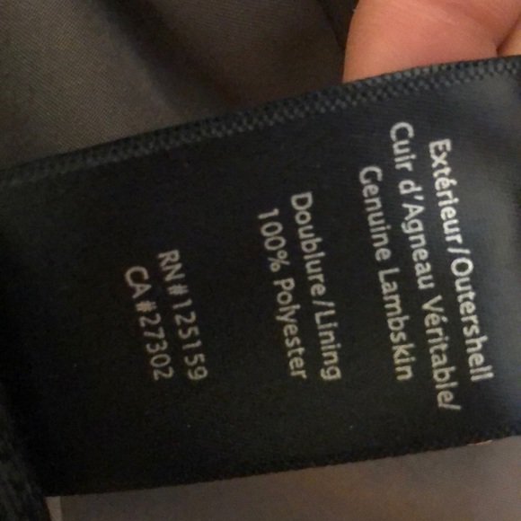 New Mackage Kenya leather jacket XXS Slate - Picture 7 of 8